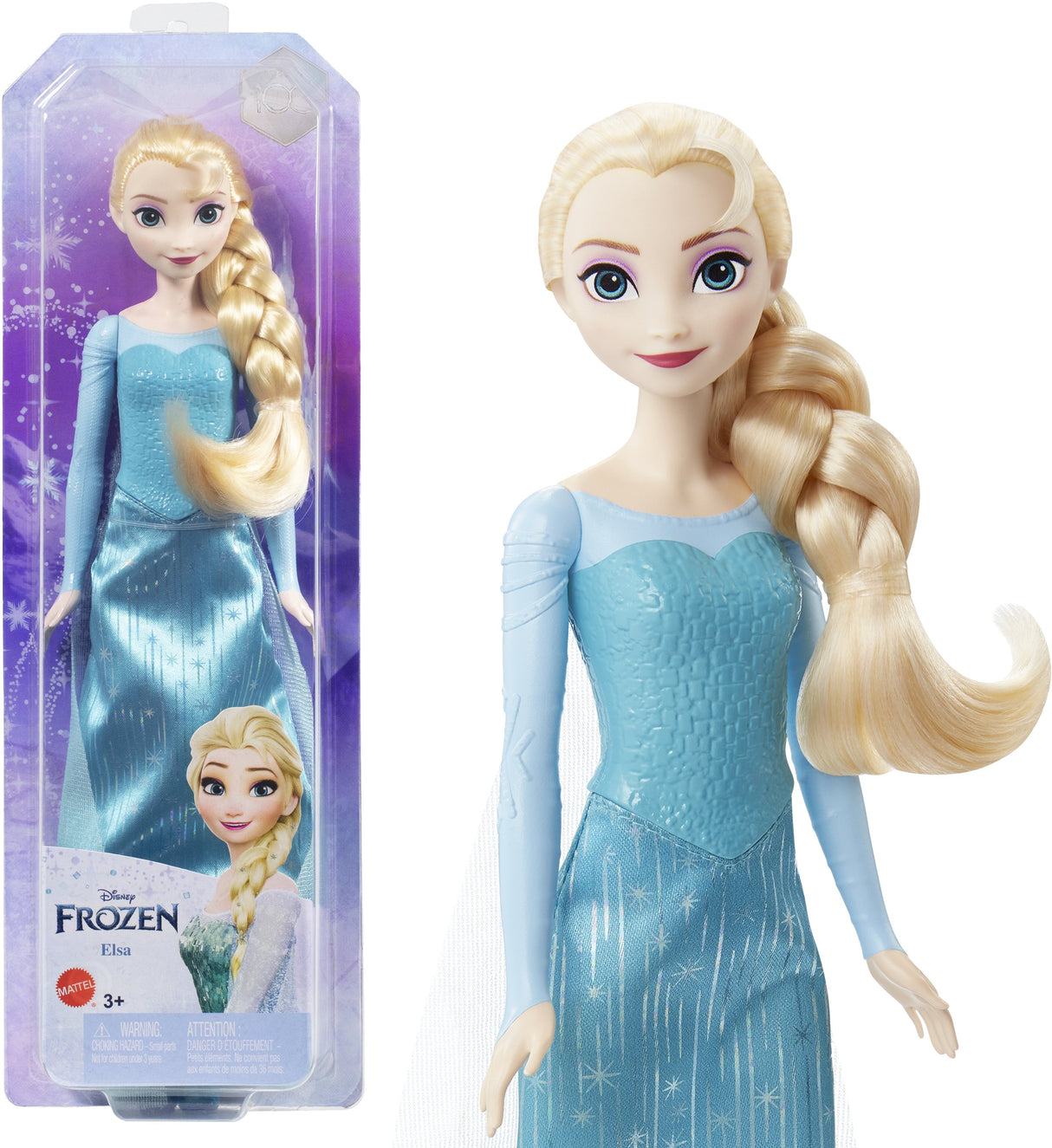 Mattel Disney Frozen - Elsa Outfit Film 1 , Muñeca Hlw47
