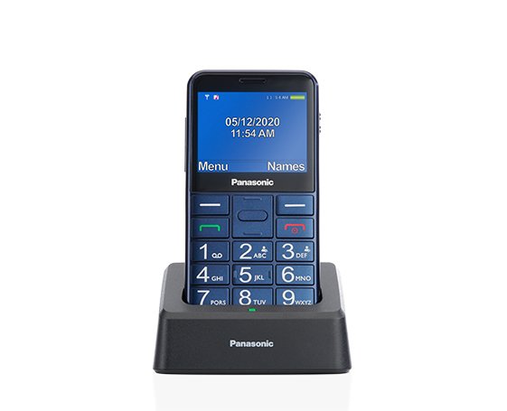 Teléfono Móvil Panasonic Kx-Tu155excn Para Personas Mayores Azul