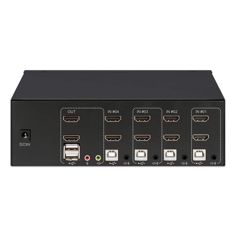 EAN 0766623153539 - Manhattan 153539 interruptor KVM Negro imagen 6