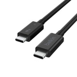 Cable Usb-C A Usb-C Belkin Inz005hq1mbk Thunderbolt 5 240w 8k 1m Color Negro