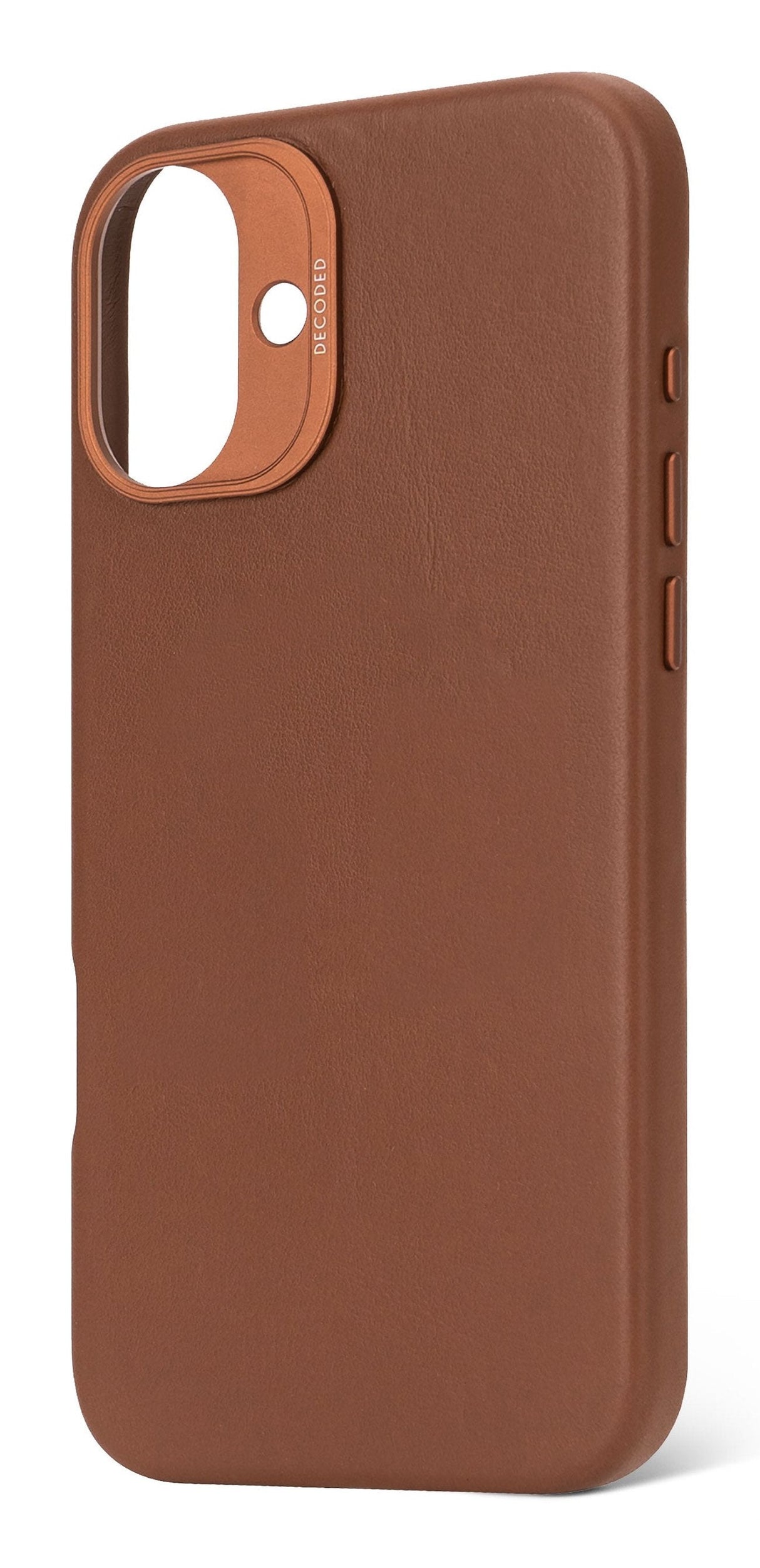 Decoded Leather Backcover Iphone 16 Plus Tan
