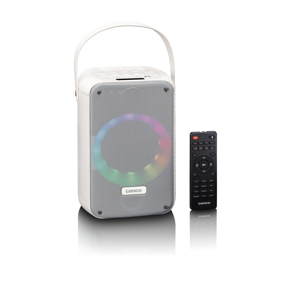 Lenco Btc-060wh Altavoz Blanco Inalámbrico Y Alámbrico 20 W