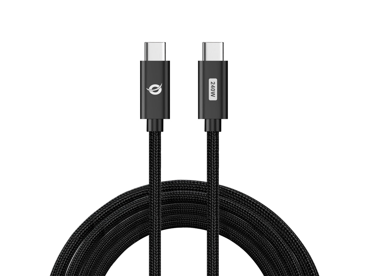 Cable Usb-C Macho A Usb-C Macho 1.2m Conceptronic Pd 3.1 240w 48v 5a  480mbps E-Mark