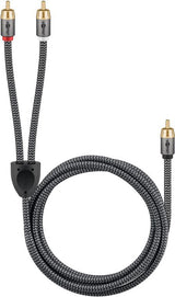 EAN 4040849653001 - Goobay 65300 cable de audio 2 m 2 x RCA RCA Negro, Plata imagen 5
