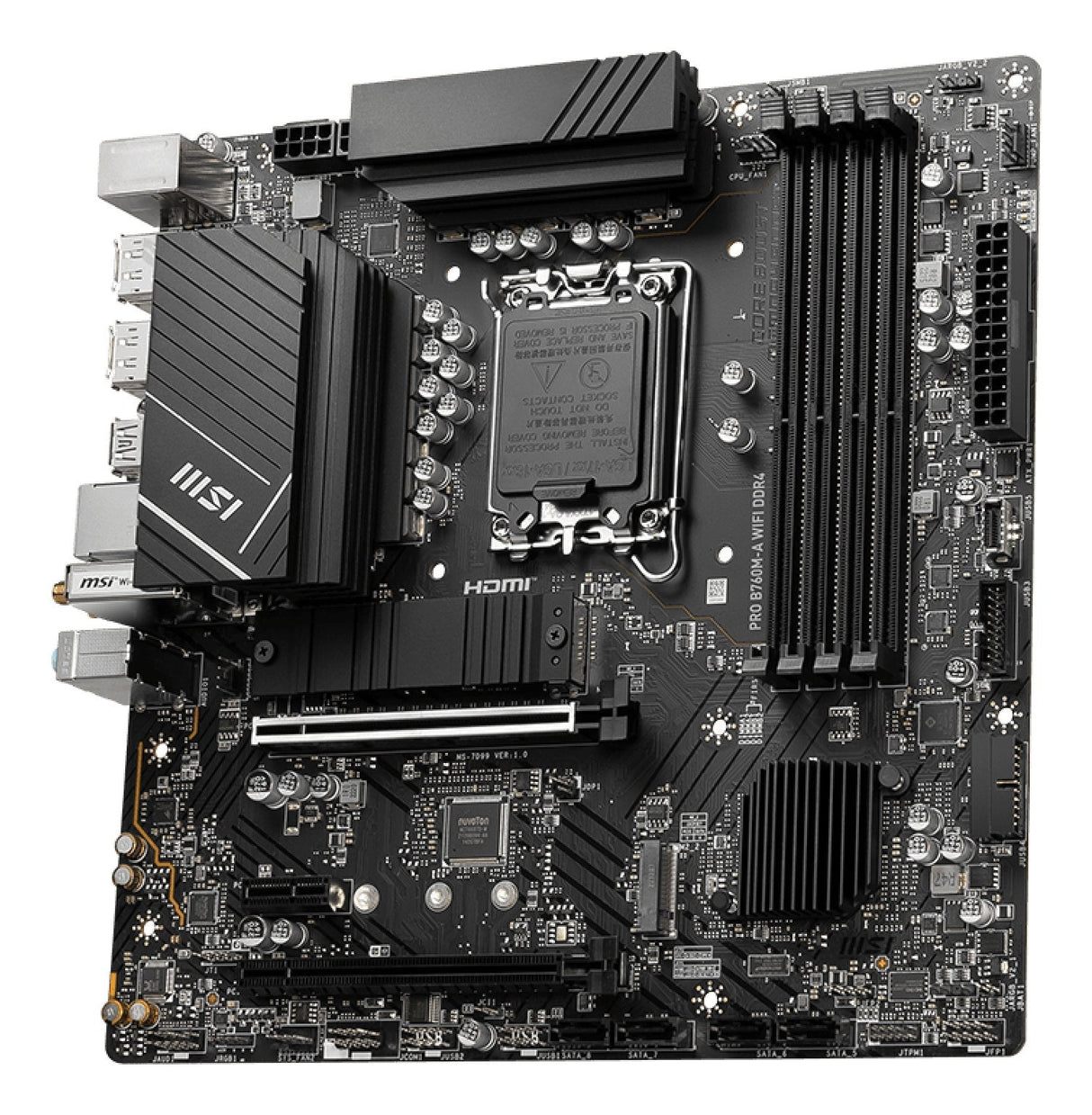 EAN 4711377026383 - MSI PRO B760M-A WIFI DDR4 placa base Intel B760 LGA 1700 micro ATX imagen 3