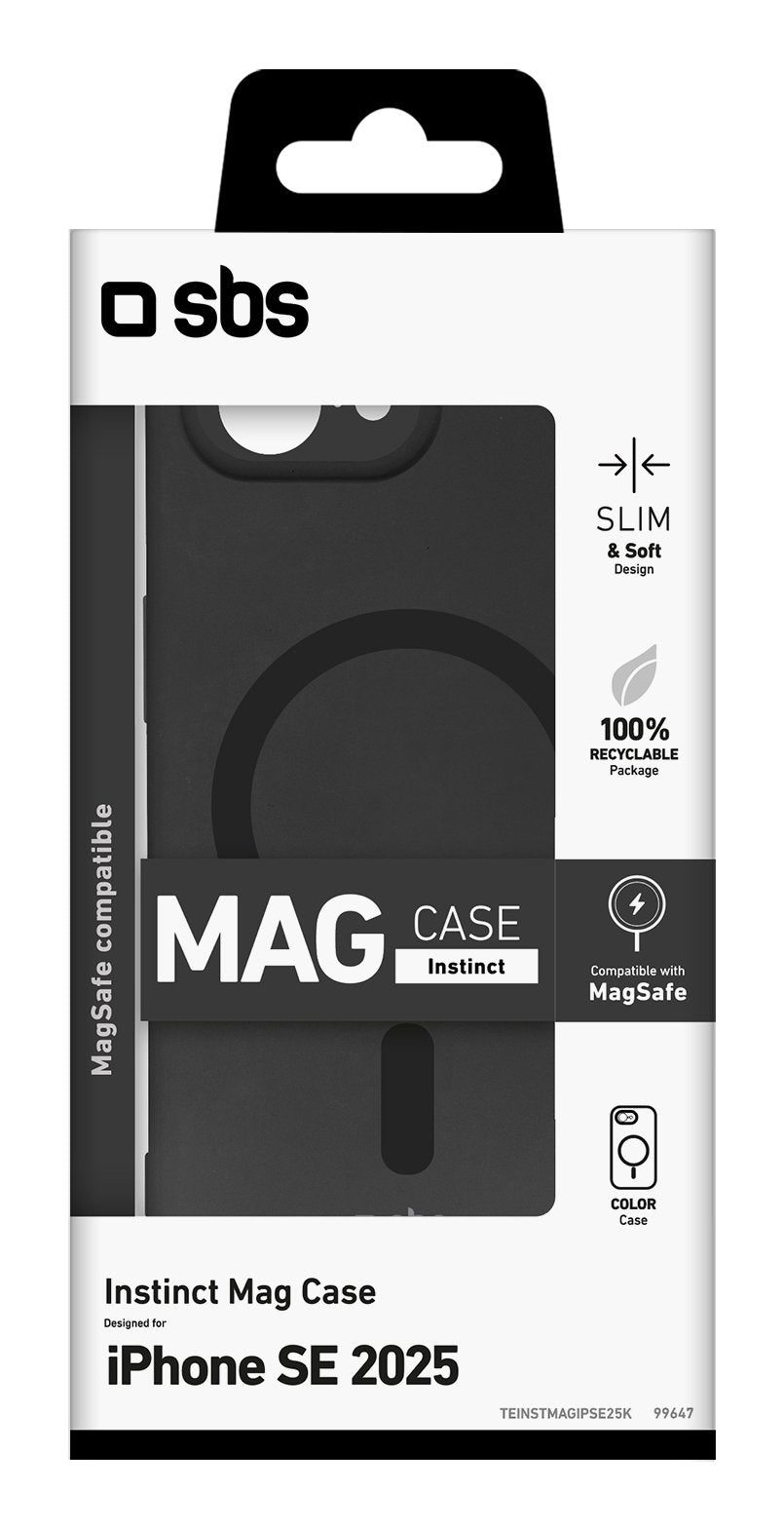 Sbs Inminct Funda Mit Magsafe Para Iphone 16e Negro