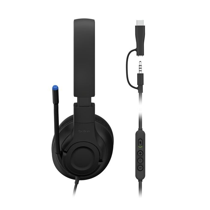 Belkin Gaming On-Ear Kopfhörer Für Kinder Mit Kabel  Ena011hqbk