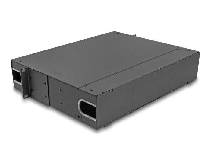 Delock 66752 Panel De Conexiones De 19" De Fibra Óptica Con Ventana De Visualización Sin Equipar 2u Gris Oscuro
