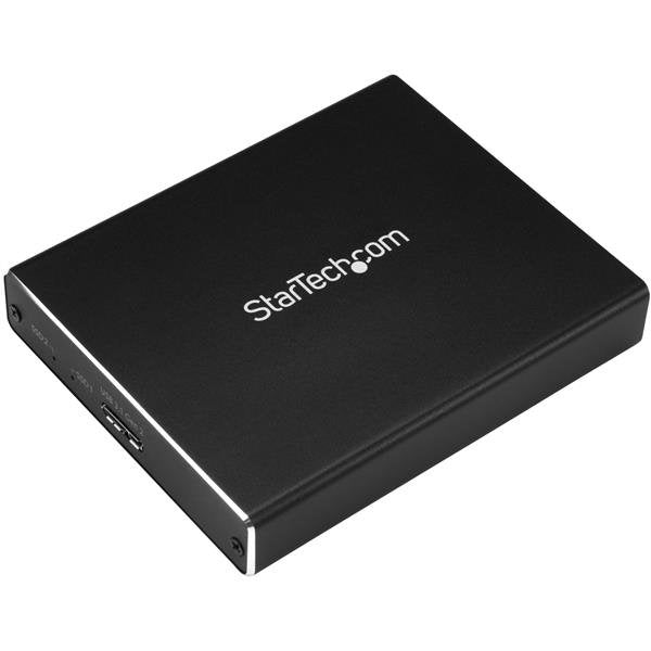 Caja 2 Bahias M.2 Ngff Usb 3.1 Accs Raid Caja Externa Usb-C Usb-A