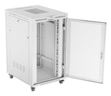 EAN 5901969441420 - Lanberg FF01-8027-23SL armario rack 27U Rack o bastidor independiente Gris imagen 2