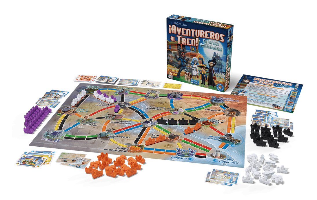 Juego De Mesa Aventureros Al Tren! El Tren Fantasma Pegi 6