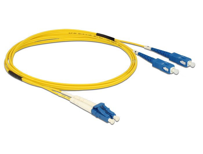 Delock Lwl Cable Fibra Optica K Lc -> Sc 2.00m Singlemode Duplex Os
