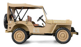 Amewi Jeep Willys Placa Base Scale Crawler 4wd 1:14 Rtr Sand 14+