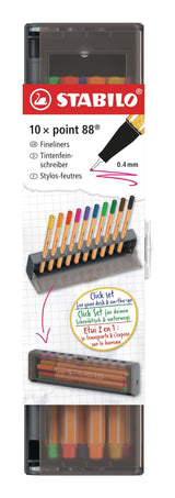EAN 4006381623834 - STABILO 8810-5 rotulador de punta fina Fino Amarillo, Violeta, Azul, Verde, Negro, Marrón, Rojo, Rosa, Ve imagen 2