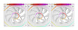 EAN 8435693111337 - Mars Gaming MF-LINKFINITYKIT2W Carcasa del ordenador Ventilador 12 cm Blanco 3 pieza(s) imagen 1