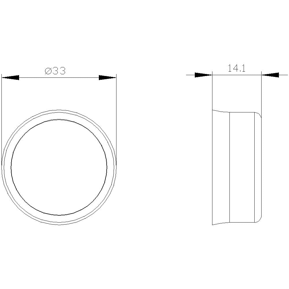 Siemens 3su19000db700aa0 Silicona- Tapa Protectora F.Druckknopf Transparente