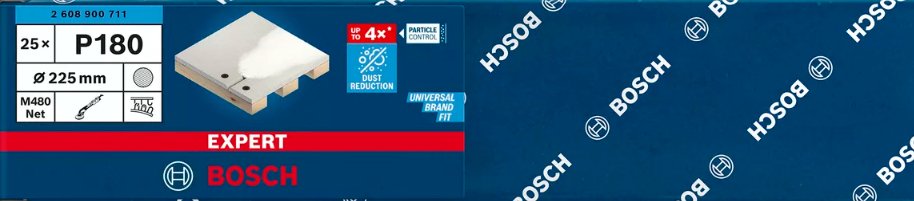 Bosch Disco De Lija De Malla Expert M480 Ø 225 Mm, K180 2608900711