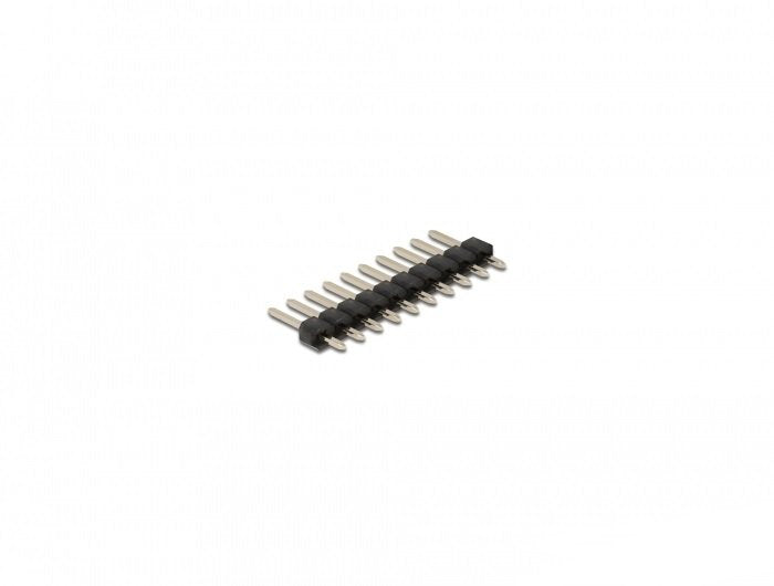 Stiftleiste 10 Pin, Rastermass 2,54 Mm, 1-Reihig, Gerade, 5 Stück