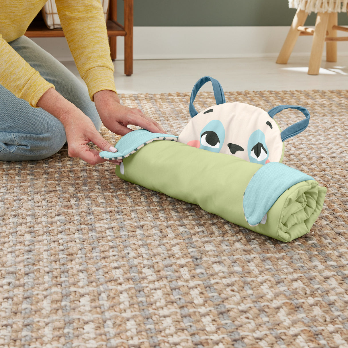 Fisher-Price Alfombra De Juego Rolli-Roll Panda Hkd65