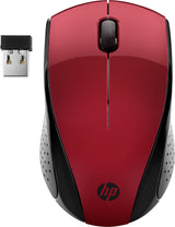 Ratón Inalámbrico Hp 220 Hasta 1600 Dpi Rojo