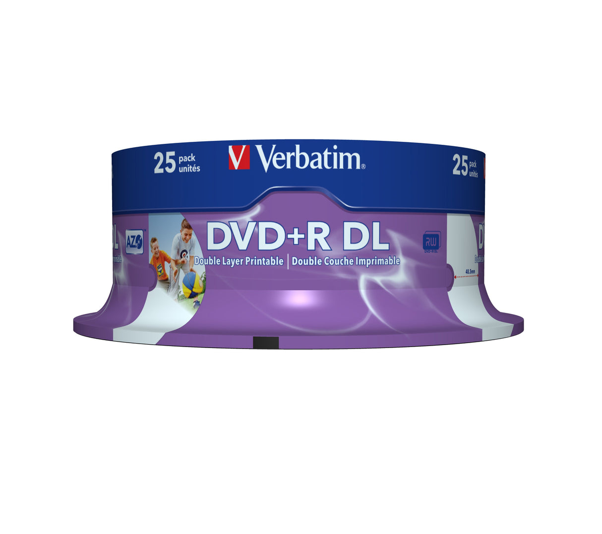 EAN 0023942436676 - Verbatim 43667 DVD en blanco 8,5 GB DVD+R DL 25 pieza(s) imagen 3