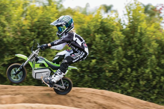 Moto Para Niños Motor Eléctrico Razor Sx350 Dirt - Verde