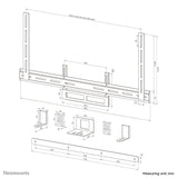 Videobar-Kit Universal -10kg 43-110'' 200x200-800x600 Negro