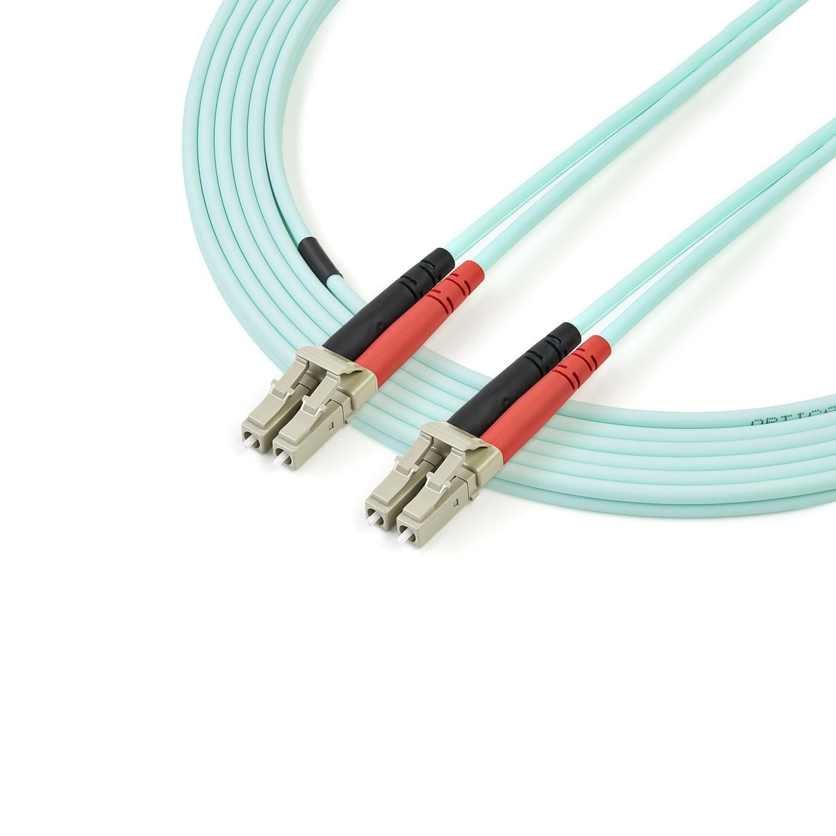 Startech.Com Cable De 3m De Fibra Óptica Dúplex Multimodo Om4 De 100gb 50/125 Lszh Lc A Lc - Aguamarina