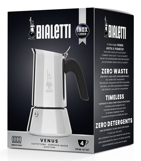 EAN 8006363028875 - Bialetti Venus box Cafetera italiana 0,1 L Plata imagen 5