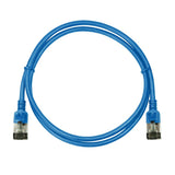 Logilink Cable De Red Cat6a Stp Tpe Slimeline Azul 0,5m