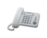 Panasonic Telã©Fono Con Cable Kx-Ts520fxw Blanco