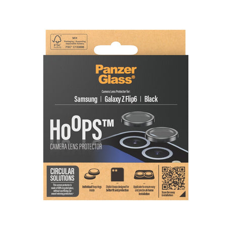 EAN 5715685001468 - PanzerGlass ® Hoops® Camera Lens Protector Black Samsung Galaxy Z Flip6 Protector de pantalla 1 pieza(s) imagen 3