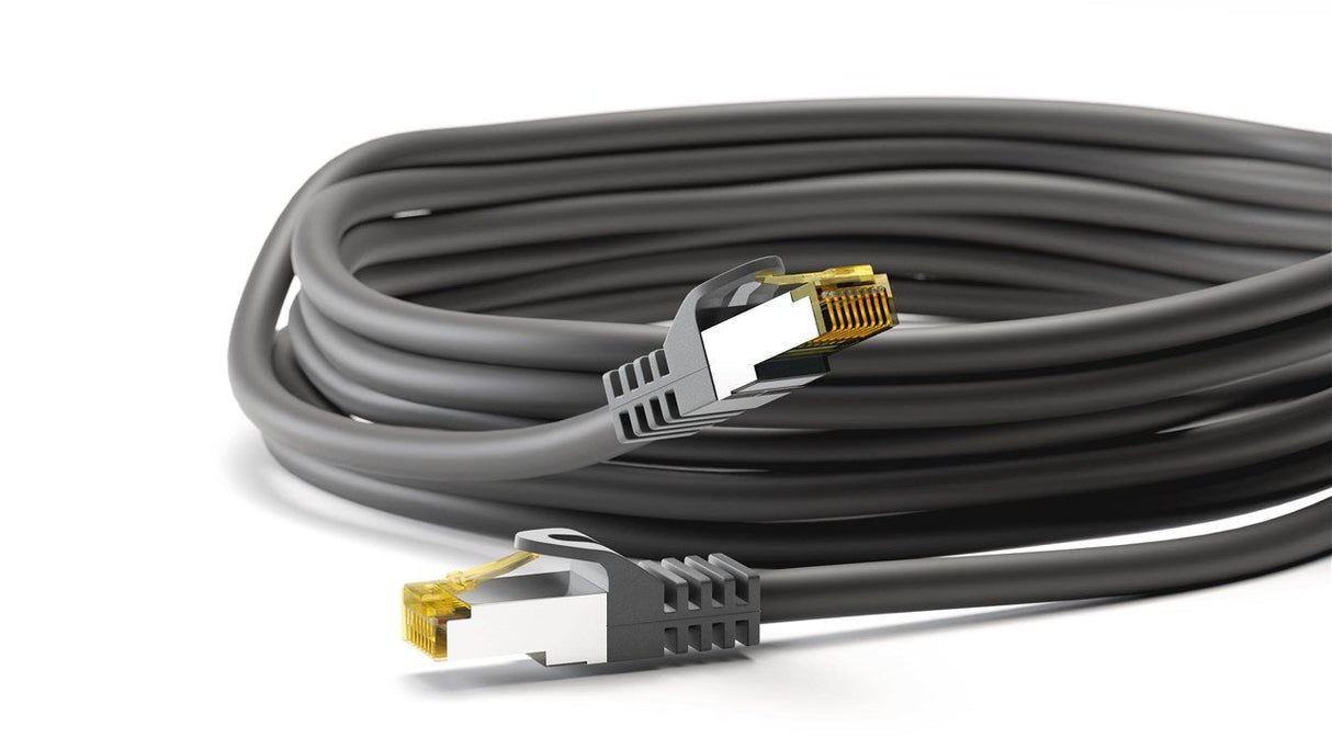 Cable De Red Cat6a S Ftp Pimf 1.0m 500 Mhz Con Cat 7 Negro