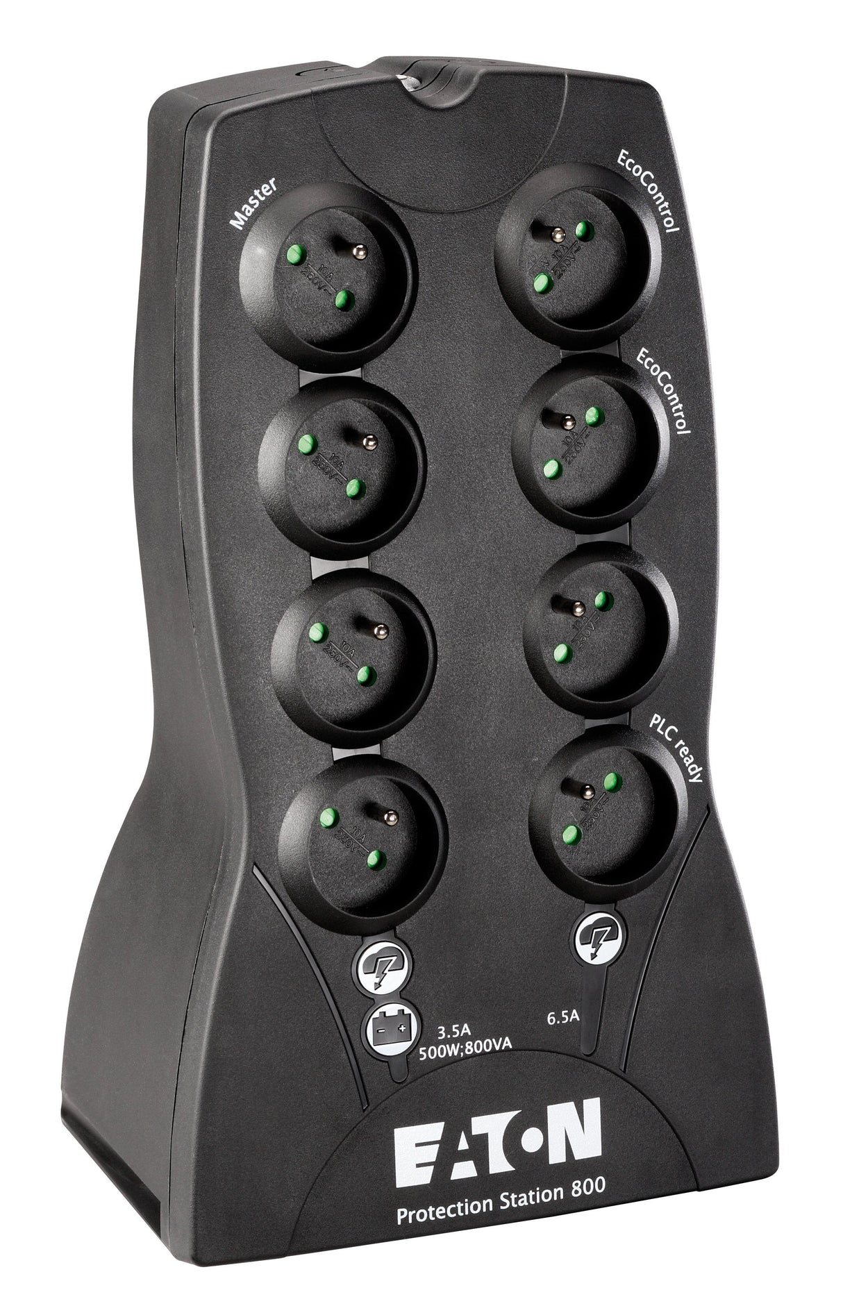 Sai Eaton Protection Station 800 Din Sistema De Alimentación Ininterrumpida (Ups) 0,8 Kva 500 W 8 Salidas Ac