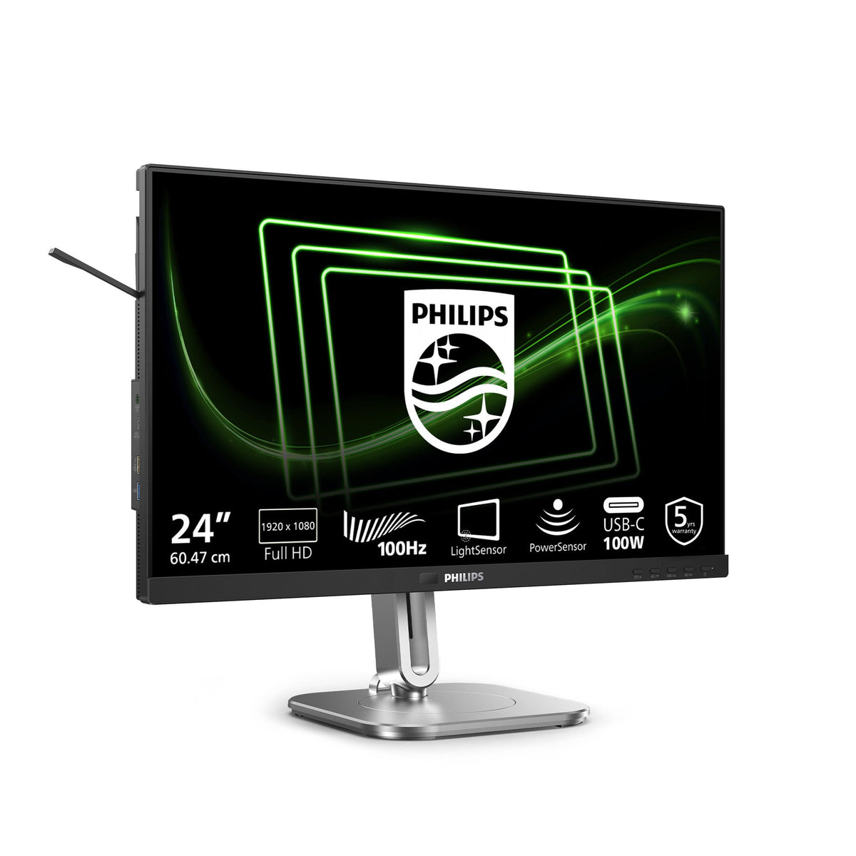 EAN 8721038001747 - Philips 5000 series 24B2G5301/00 pantalla para PC 60,5 cm (23.8") 1920 x 1080 Pixeles Full HD LCD Negro imagen 3