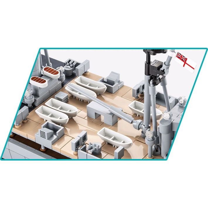 Juguete De Construcción Colección Histórica Cobi "Hms Hood", 4830