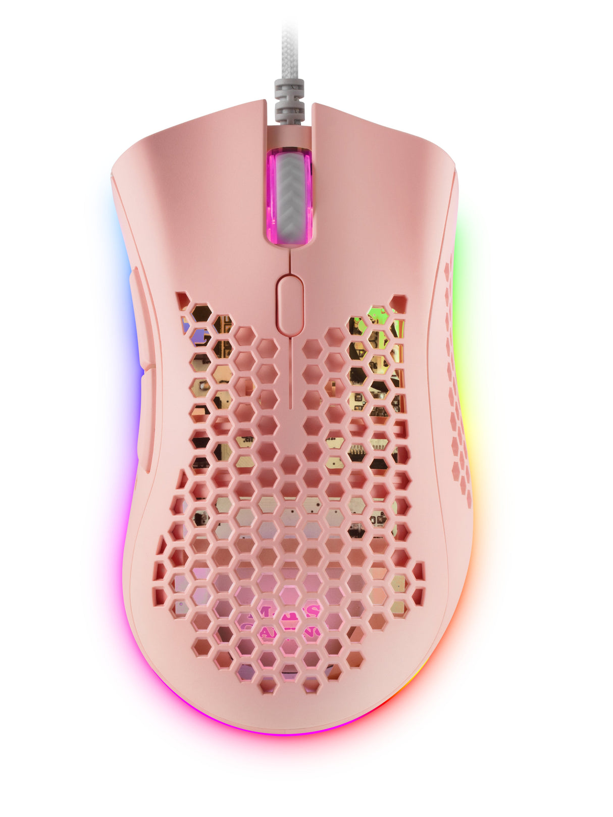 Raton Optico Mmex Rgb Pink Mars Gaming 32000dpi/Rgb Chroma/7 Botones/Software