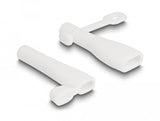 Staubschutz Für Usb Typ-A Stecker Und Usb Type-C Stecker Set 2 Stück Weiss