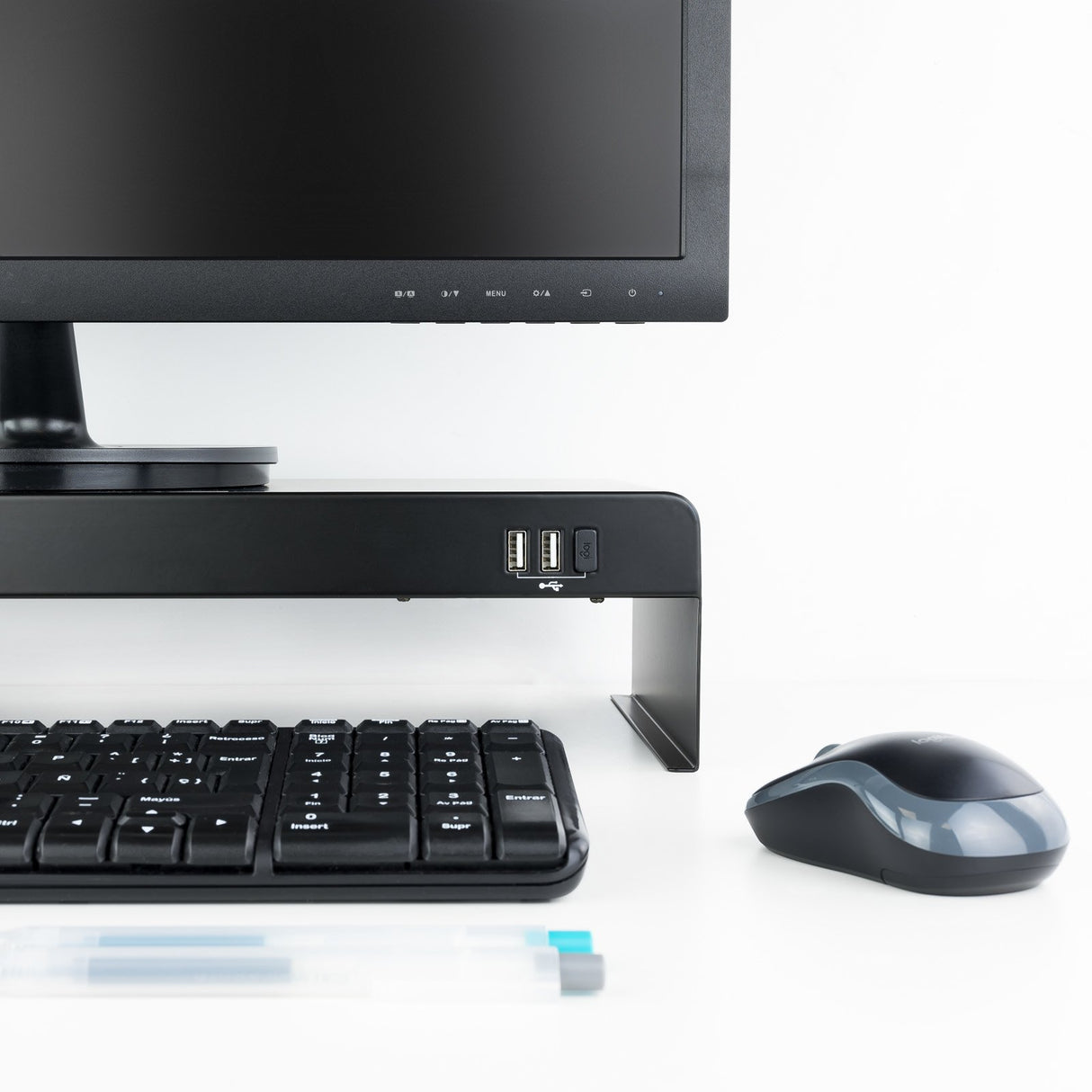 EAN 8433281010253 - TooQ TQMR0124 soporte para monitor Escritorio Negro imagen 7