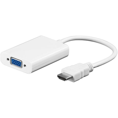 EAN 4040849517587 - Goobay HDMI - VGA/3.5mm, M/F HDMI tipo A (Estándar) VGA (D-Sub) + 3,5mm Blanco imagen 1