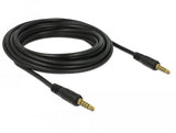 Delock Cable Conector Estéreo De 3,5 Mm De 5 Pines, Macho A Macho De 5 M Negro