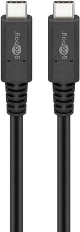 Goobay Usb4 Gen 3x2 Cable, Usb-C Stecker > Usb-C Stecker, Koaxialcable 60196