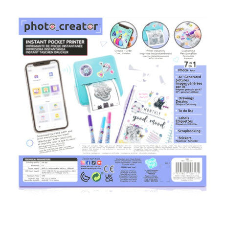 EAN 3555801706172 - Canal Toys Instant Pocket Printer imagen 4