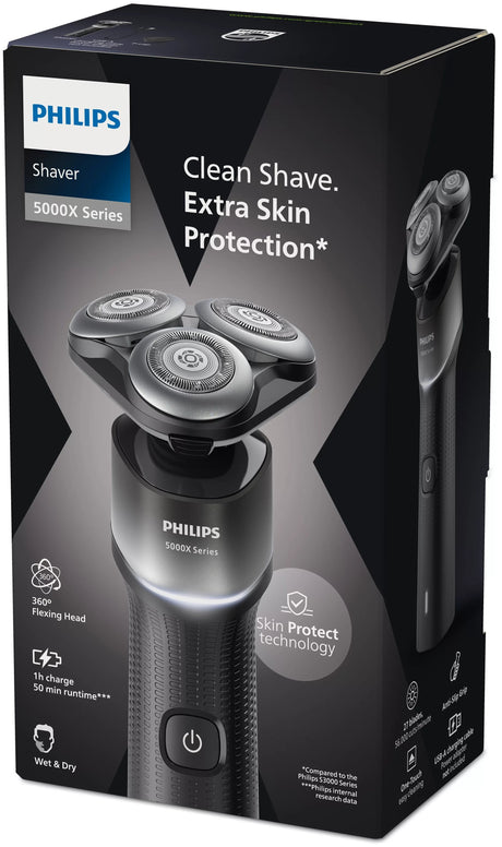 EAN 8720689029131 - Philips X5004/00 afeitadora Máquina de afeitar de rotación Recortadora Negro, Plata imagen 2