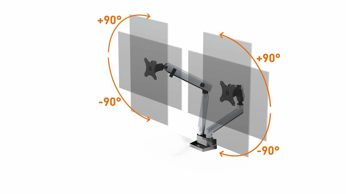 Durable 509723 Soporte Para Monitor 81,3 Cm (32") Abrazadera Plata