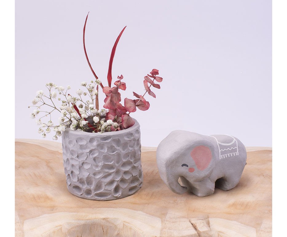 Jovi Air Dry Pastilla De Pasta Modelar Endurece Al Aire 500gr Gris