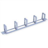 Value 19-Zoll-Frontplatte, 5 Cablesen Typ C, Cabledurchfhrung, Grau