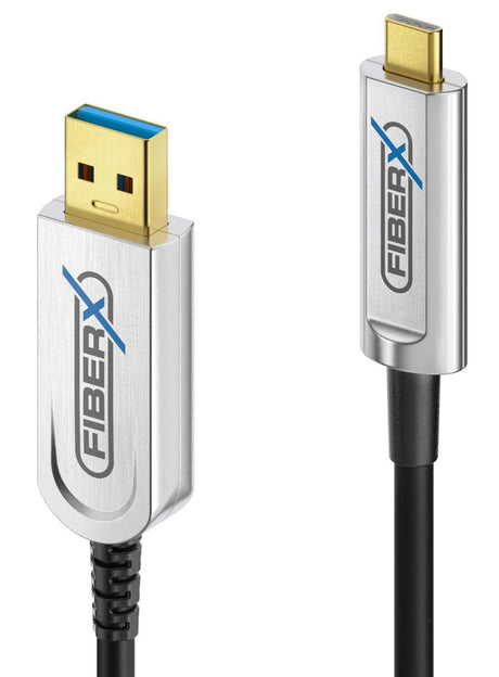 EAN 4251364732014 - FiberX FX-I630-010 cable USB USB 3.2 Gen 1 (3.1 Gen 1) 10 m USB C USB A Negro, Plata imagen 1