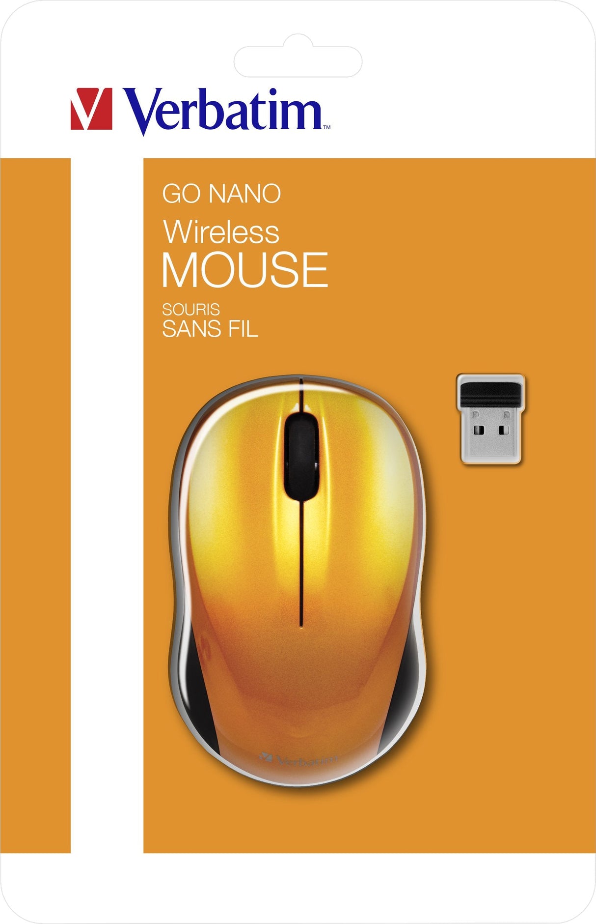 Verbatim Usb Raton Go Nano Wireless Volcanic Naranja Retail