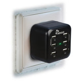 Inter-Tech Cargador Argus Ls-6us 80mm Usb 5v Toma De Corriente